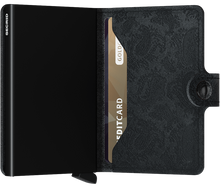 Load image into Gallery viewer, Miniwallet Paisley Black
