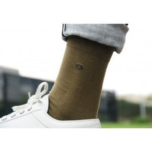 Load image into Gallery viewer, Cotton socks Khaki Green
